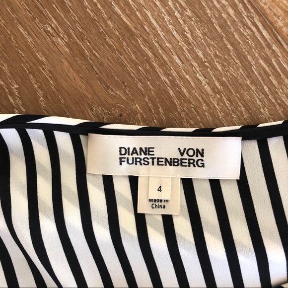 DVF One-Shoulder Striped Blouse - Picture 5 of 5